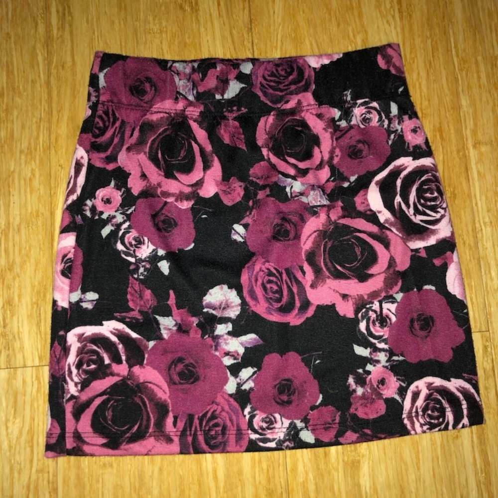 Urban Outfitters floral bodycon skirt